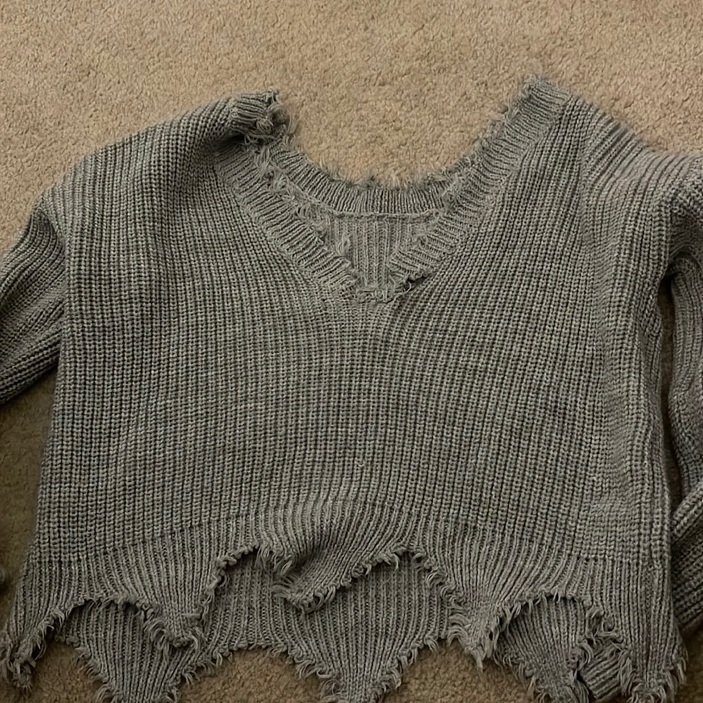 Gray Sweater